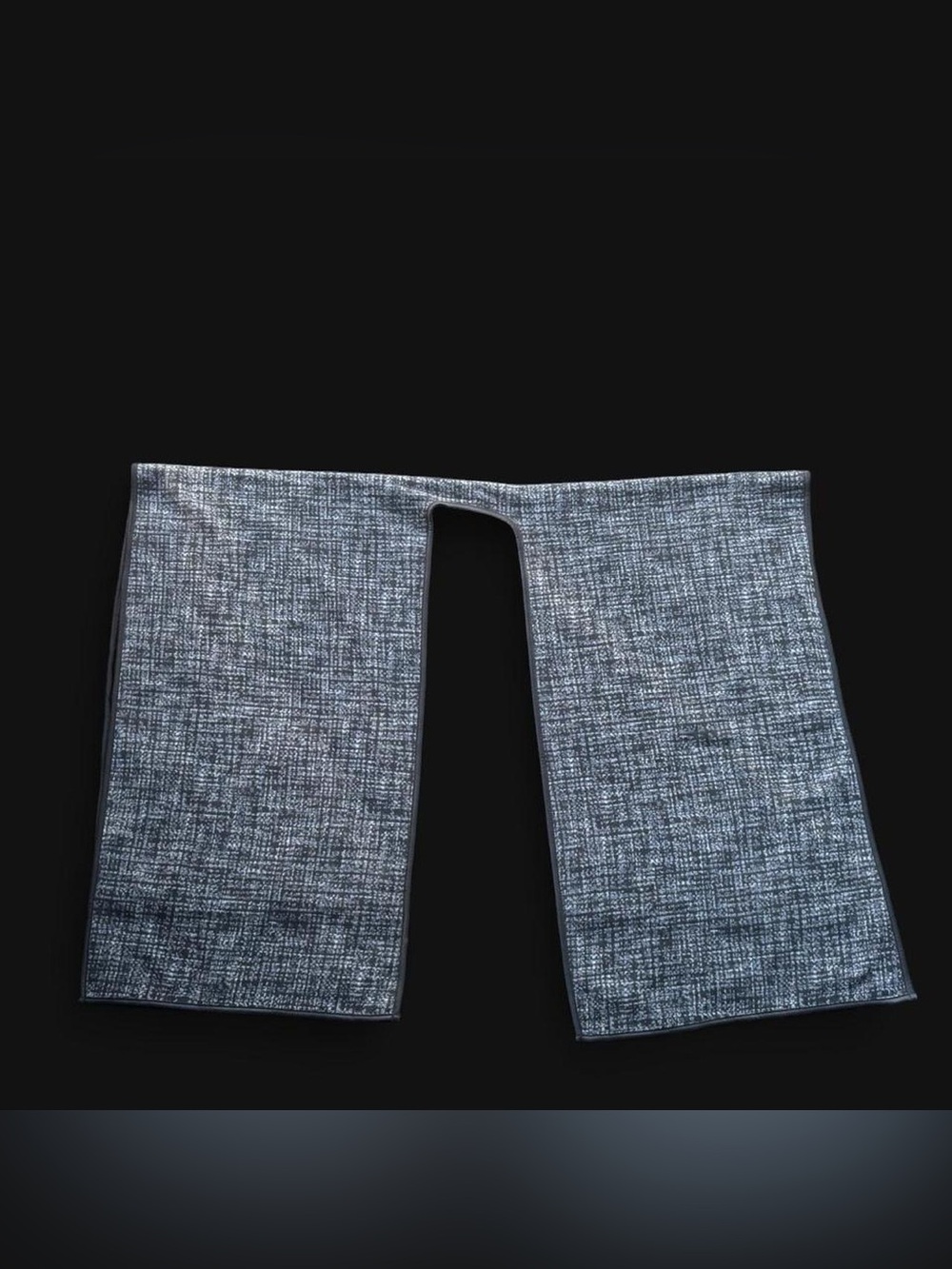 ✨Ike Behar black & gray textured poncho vest ✨
